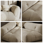 Load image into Gallery viewer, JOY Home Fleece Fabric Overstuffed Multifunction Sofa set for Livingroom Office