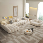 Load image into Gallery viewer, JOY Home Fleece Fabric Overstuffed Multifunction Sofa set for Livingroom Office