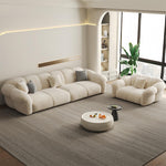 Load image into Gallery viewer, JOY Home Light Luxury Fabric Cloud Shaped Sofa set for Livingroom