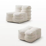 Load image into Gallery viewer, JOY Home Fleece Fabric Overstuffed Multifunction Sofa Chair set for Livingroom Office