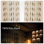 Load image into Gallery viewer, 2 Panels 60% Blackout Colorful Flowers Floral Curtains for Living Room Thermal Insulated Bedroom Darkening Drapes for Basics Room Window