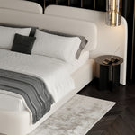 Load image into Gallery viewer, JOY Home Bed Frame Modern Velvet King Queen Size for bedroom Without Mattress