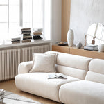 Load image into Gallery viewer, JOY Home Light Luxury Fabric Cloud Shaped Sofa set for Livingroom