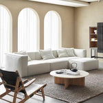 Load image into Gallery viewer, JOY Home Light Luxury Linen Fabric Tofu-block Shaped Sofa set for Livingroom