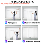 Load image into Gallery viewer, 2 Panels Sheer Color Chiffon Tulle Light Window Textile Curtains Drapes for Bedroom Livingroom