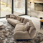 Load image into Gallery viewer, JOY Home Fleece Fabric Overstuffed Multifunction Sofa set for Livingroom Office