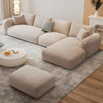 Load image into Gallery viewer, JOY Home Fleece Fabric Overstuffed Multifunction Sofa set for Livingroom Office