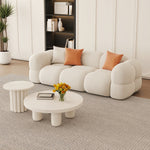 Load image into Gallery viewer, JOY Home Light Luxury Fabric Cloud Shaped Sofa set for Livingroom