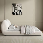 Load image into Gallery viewer, JOY Home Bed Frame Modern Velvet King Queen Size for bedroom Without Mattress