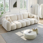 Load image into Gallery viewer, JOY Home Light Luxury Fabric Cloud Shaped Sofa set for Livingroom