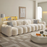 Load image into Gallery viewer, JOY Home Light Luxury Fabric Cloud Shaped Sofa set for Livingroom
