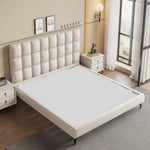 Load image into Gallery viewer, JOY Home Light Luxury Modern Leather Wrap Bed Frame for Bedroom Without Mattress