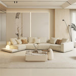 Load image into Gallery viewer, JOY Home Light Luxury Linen Cotton Fabric Cloud Shaped Sofa set for Livingroom