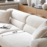Load image into Gallery viewer, JOY Home Light Luxury Fabric Cloud Shaped Sofa set for Livingroom