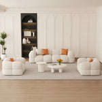 Load image into Gallery viewer, JOY Home Light Luxury Fabric Cloud Shaped Sofa set for Livingroom