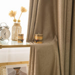 Load image into Gallery viewer, 2 Panels 100% Blackout Curtains for Living Room Thermal Insulated Bedroom Darkening Drapes for Basics Room Window