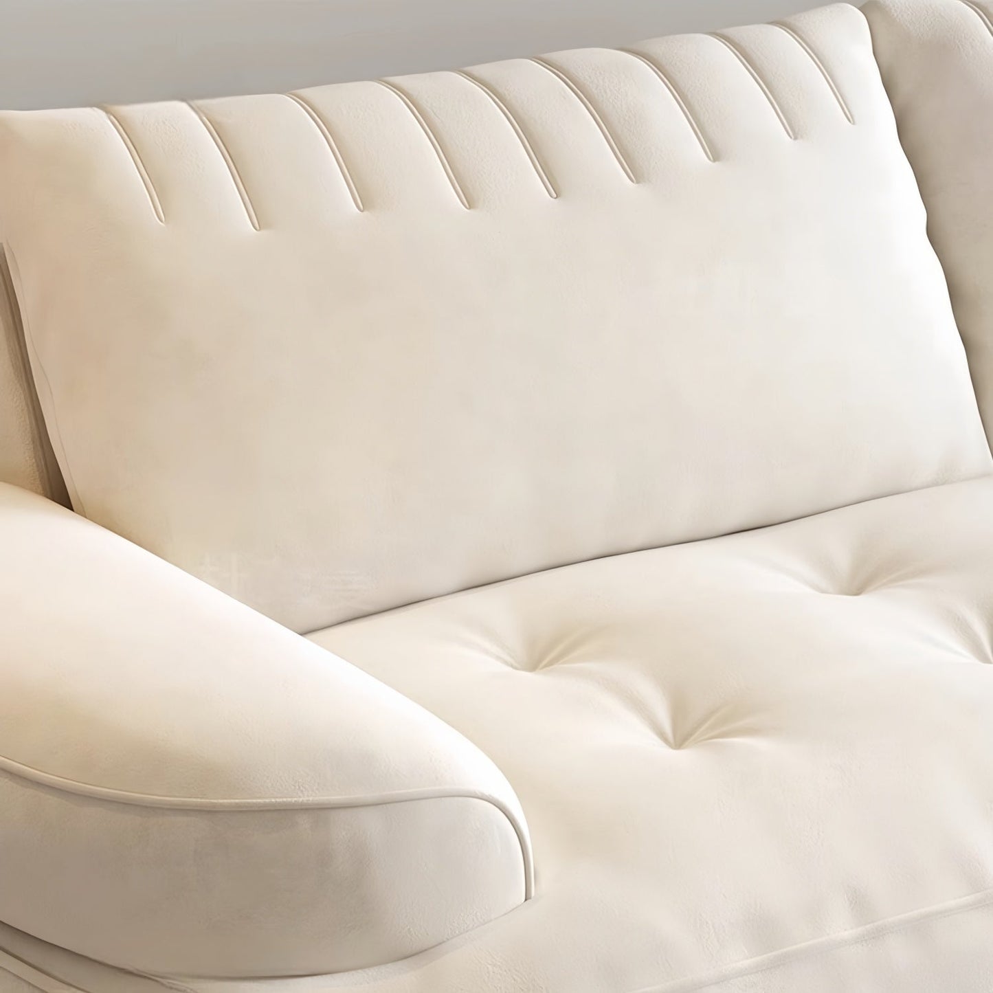 JOY Home Light Luxury Fabric Cloud Shaped Sofa set for Livingroom