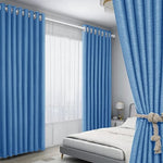 Load image into Gallery viewer, 2 Panels 100% Blackout Curtains for Living Room Thermal Insulated Bedroom Darkening Drapes