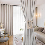 Load image into Gallery viewer, 2 Panels 100% Blackout Curtains for Living Room Thermal Insulated Bedroom Darkening Drapes for Basics Room Window