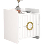 Load image into Gallery viewer, Luxury Bedside Table with Drawer for Bedroom