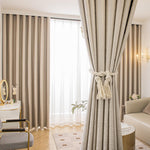 Load image into Gallery viewer, 2 Panels 100% Blackout Curtains for Living Room Thermal Insulated Bedroom Darkening Drapes for Basics Room Window