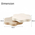 Load image into Gallery viewer, JOY Home Cream-style Coffee Table, Cute White Modern Tea Table, Irregular Indoor End Table for Living Room