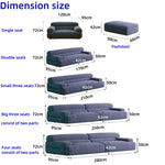 Load image into Gallery viewer, JOY Home Fleece Fabric Overstuffed Multifunction Cloud shaped Sofa Chair set for Livingroom Office