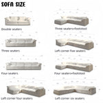 Load image into Gallery viewer, JOY Home Light Luxury Linen Cotton Fabric Cloud Shaped Sofa set for Livingroom