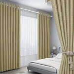 Load image into Gallery viewer, 2 Panels 100% Blackout Curtains for Living Room Thermal Insulated Bedroom Darkening Drapes