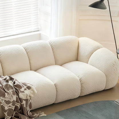 JOY HOME Sofa — Wood / White / Cloud