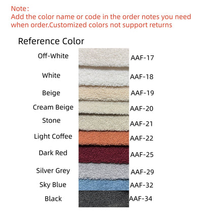 Beige fleece 3-seater sofa - complete view showing dimensions and proportions