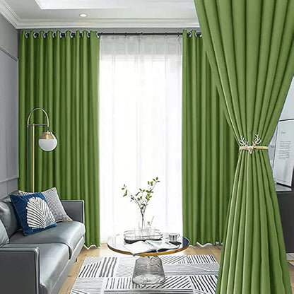60% Blackout Curtains 2 Panels | Dark Colors for Living Room