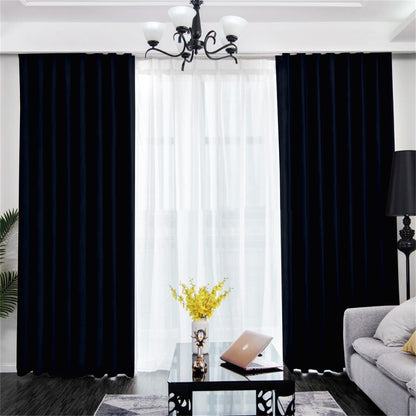 60% Blackout Curtains 2 Panels | 7 Color Options Available