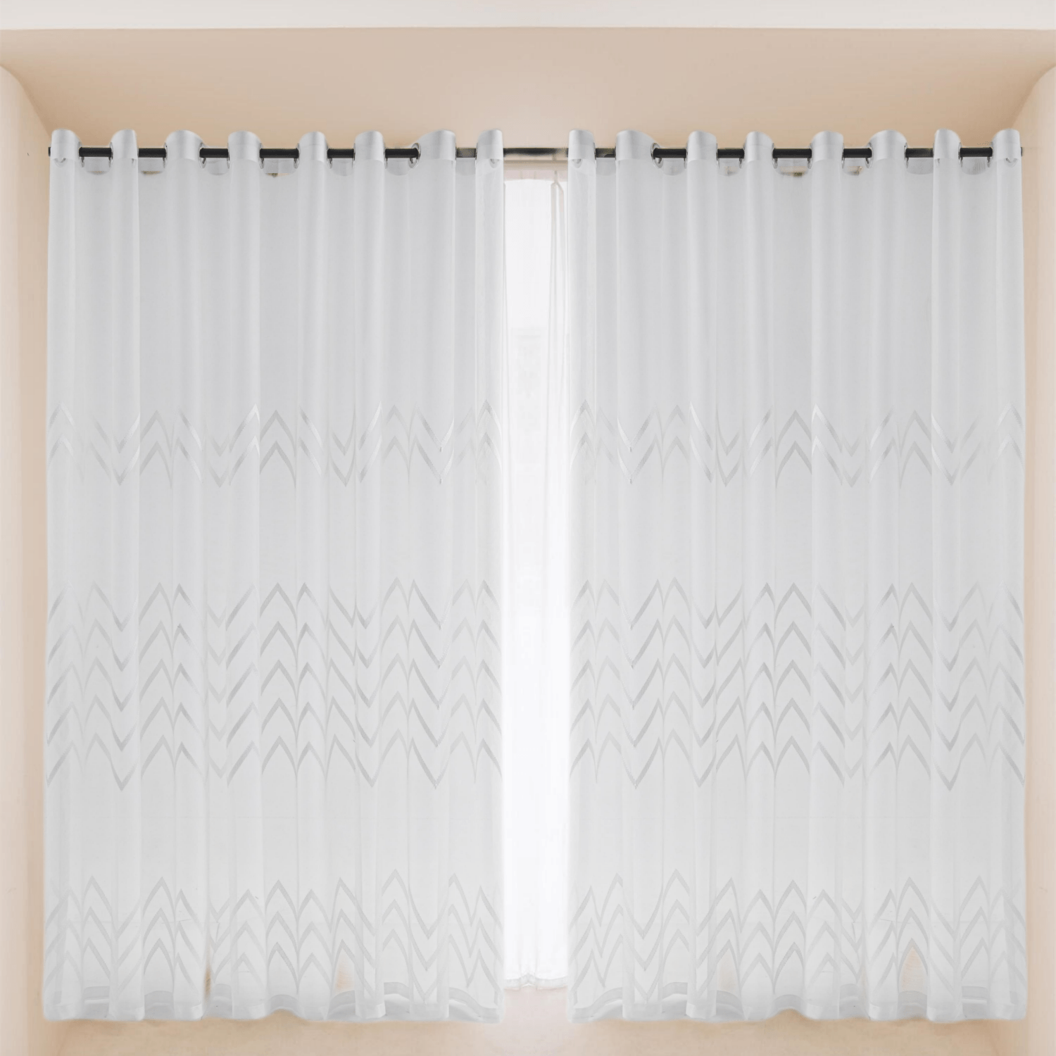 JOY HOME Curtains: 2 Panels Sheer Color Chiffon Tulle Light Window Textile Curtains Drapes for
