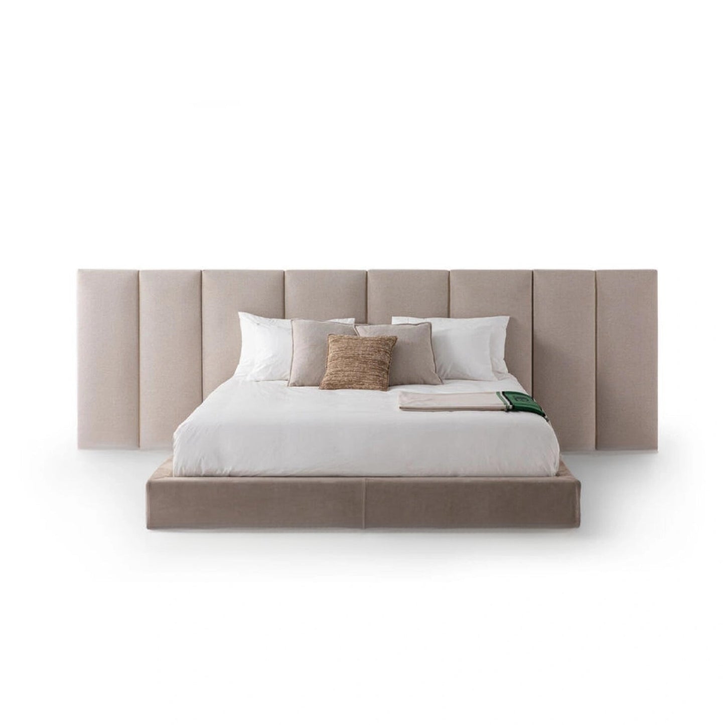 JOY HOME Bed: Bed Frame Modern Velvet King Queen Size for bedroom Without Mattress in Dubai sho