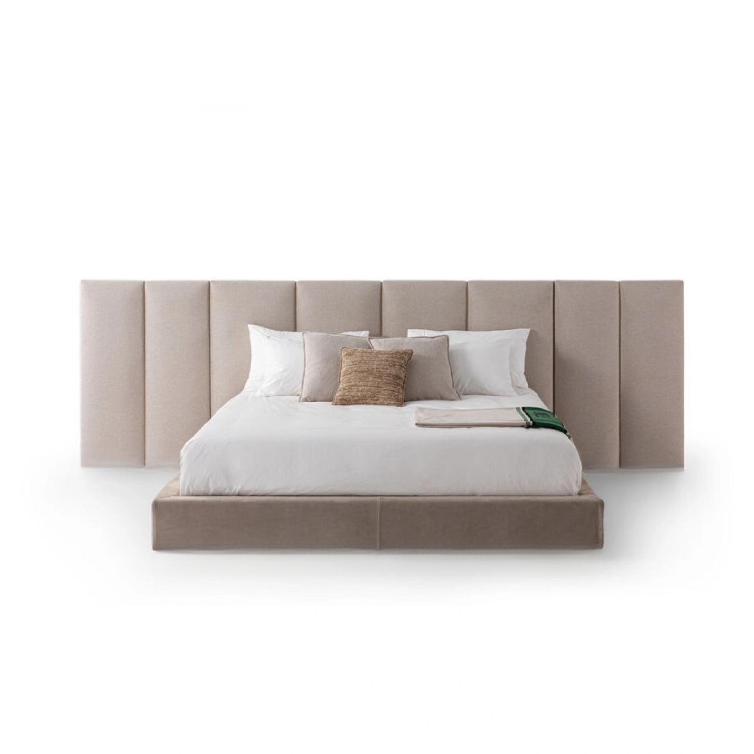 JOY HOME Bed: Bed Frame Modern Velvet King Queen Size for bedroom Without Mattress in Dubai sho