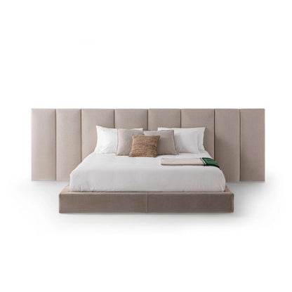 JOY HOME Bed: Bed Frame Modern Velvet King Queen Size for bedroom Without Mattress in Dubai sho