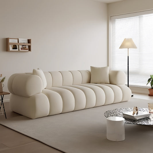 JOY HOME Sofa: Fleece Fabric Overstuffed Multifunction Cloud shaped Sofa Chair set for Livingro