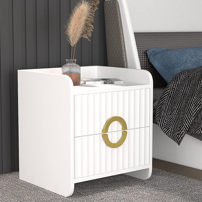 JOY HOME Table: Luxury Bedside Table with Drawer for Bedroom in Dubai showroom