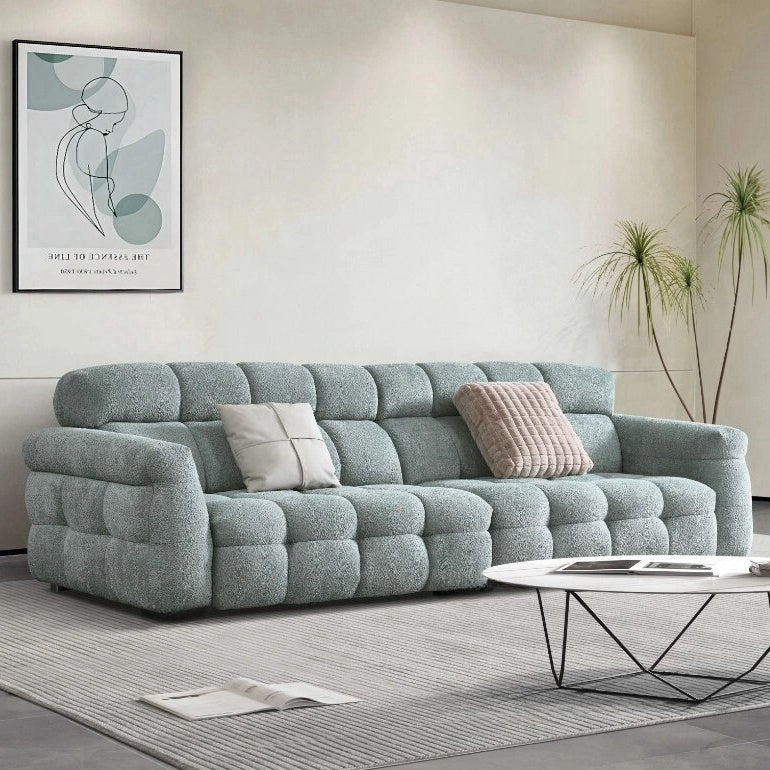 JOY HOME Sofa: Fleece Fabric Overstuffed Multifunction Cloud shaped Sofa Chair set for Livingro