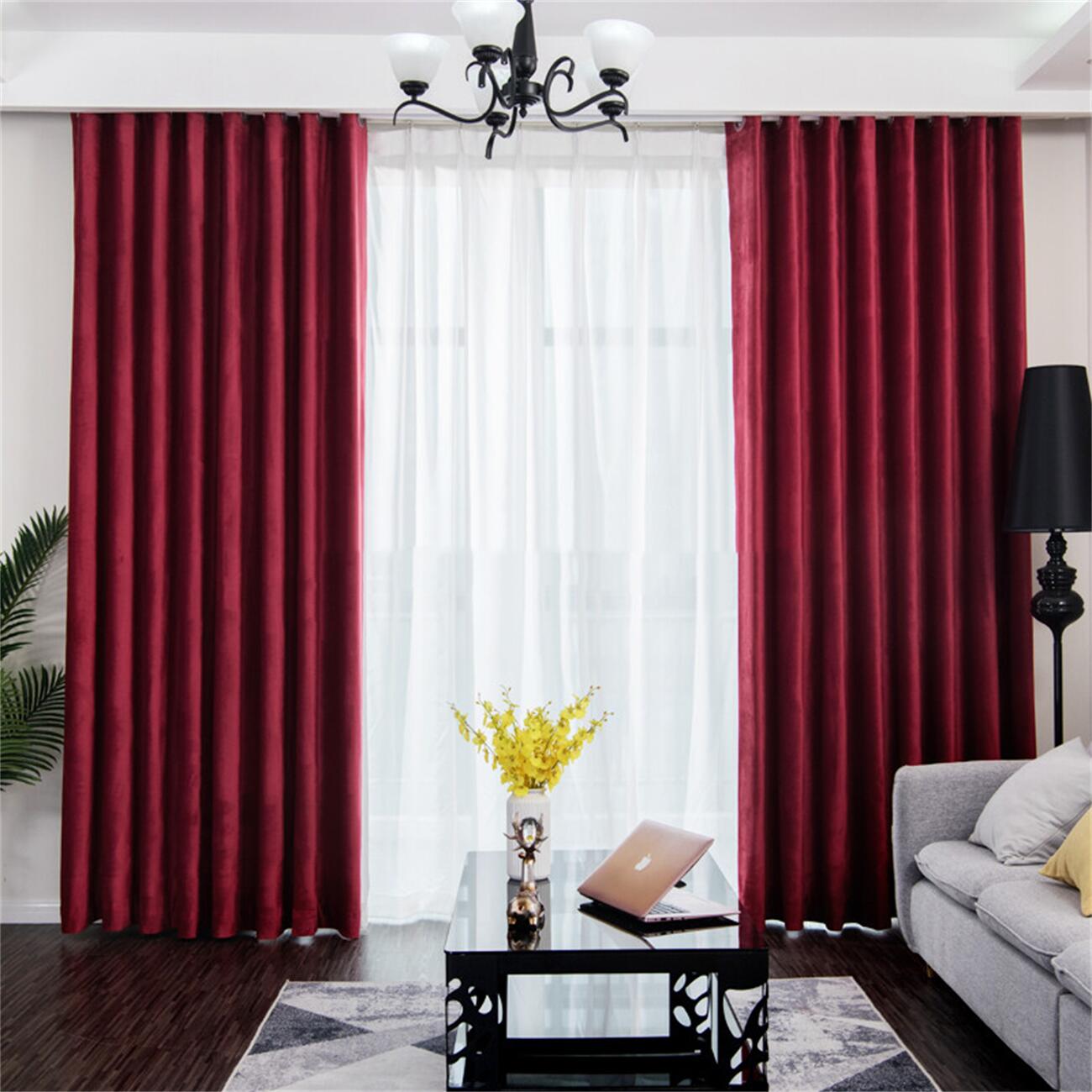 60% Blackout Curtains 2 Panels | 7 Color Options Available