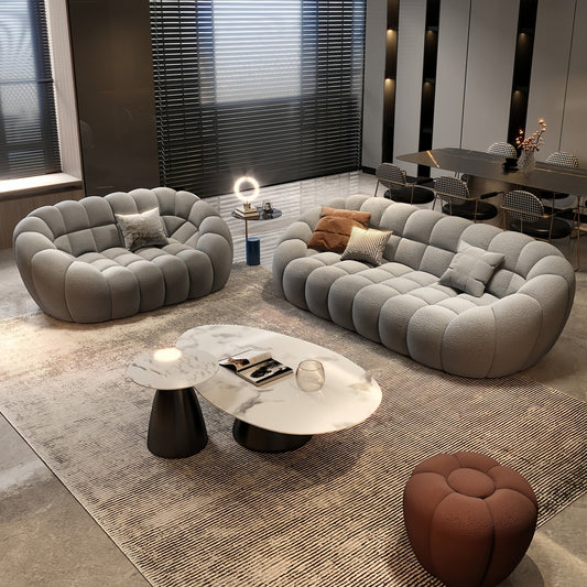 JOY HOME Sofa: Fleece Fabric Overstuffed Multifunction Sofa for Livingroom Office in Dubai show
