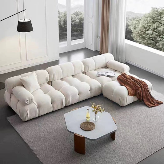 JOY HOME Sofa: Fleece Fabric Overstuffed Multifunction Sofa for Livingroom Office in Dubai show