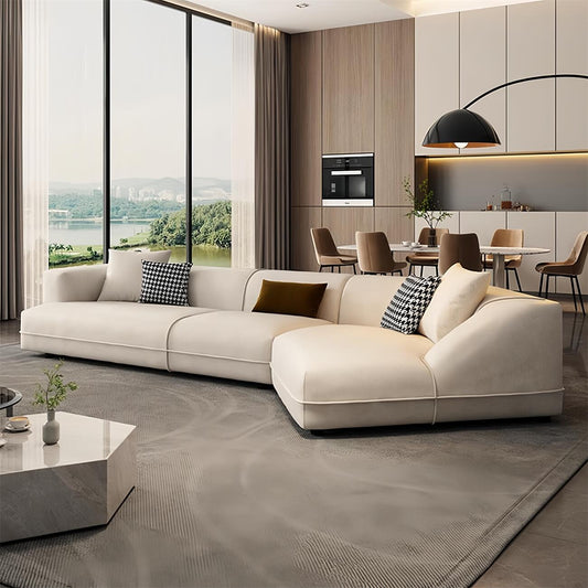 JOY HOME Sofa: Fleece Fabric Overstuffed Multifunction Sofa set for Livingroom Office in Dubai