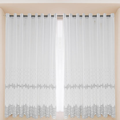Sheer Voile Curtains 2 Panels | Lightweight Elegant Design