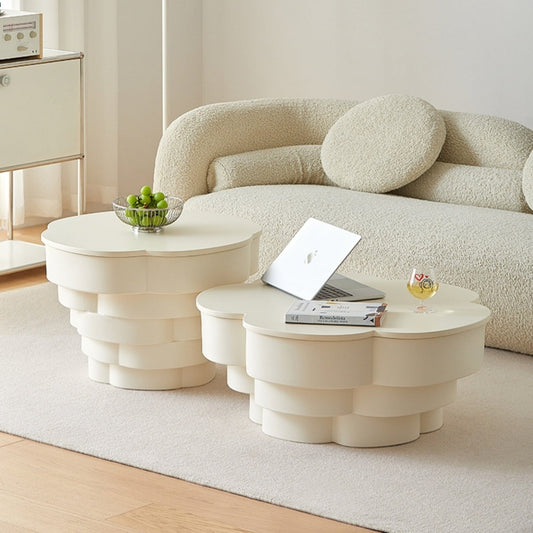 JOY HOME Coffee Table: Space-Saving Nesting Table Set for Modern Living Room in Dubai showroom