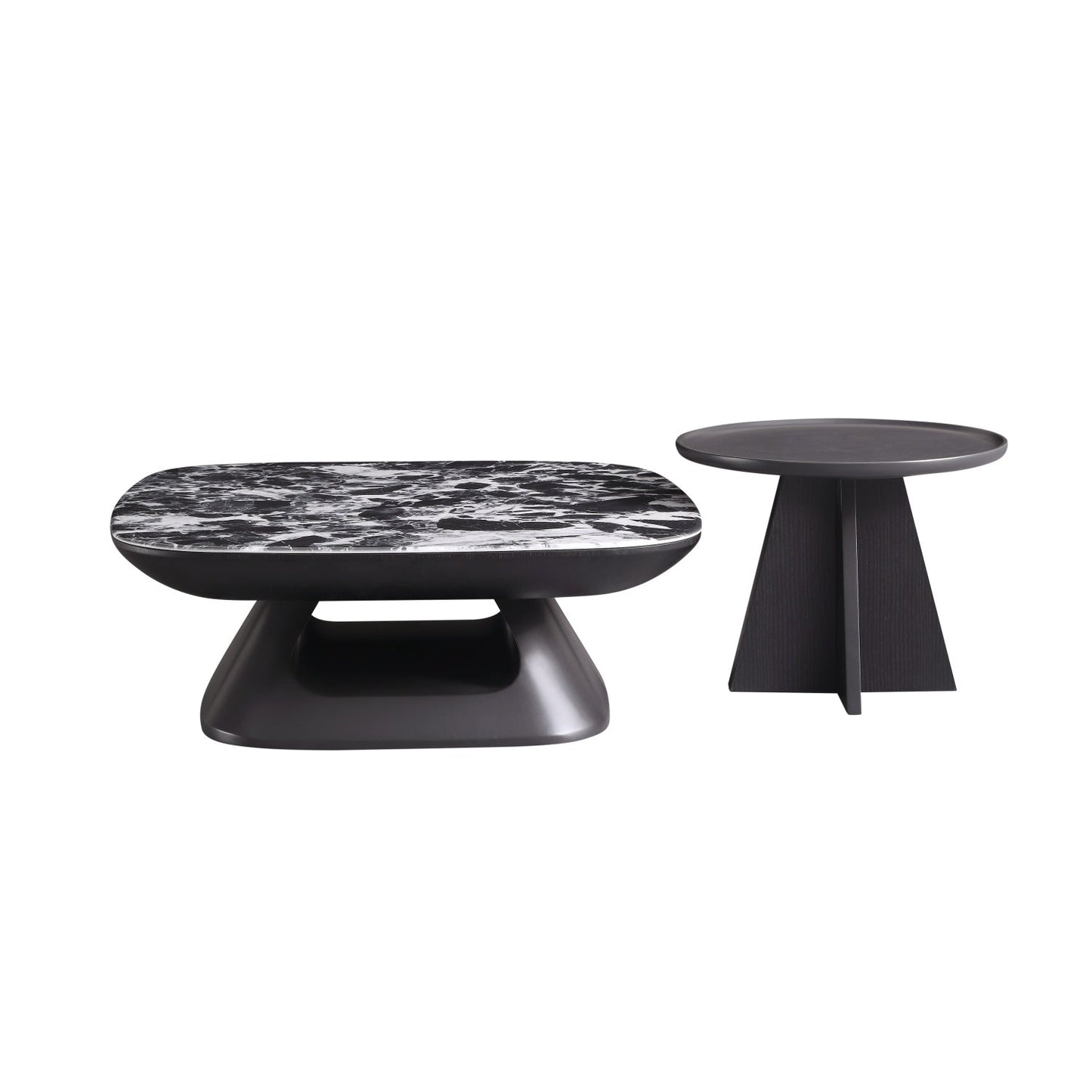 JOY HOME Coffee Table: Space-Saving Nesting Table Set for Modern Living Room in Dubai showroom