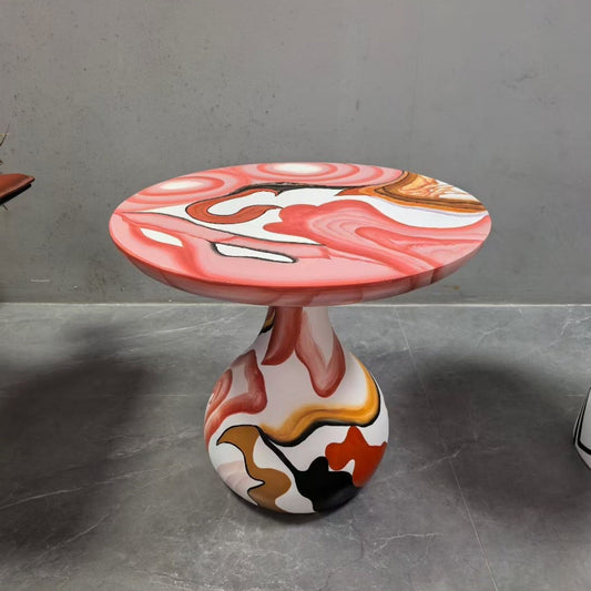JOY HOME Coffee Table: Vibrant Abstract Accent Table for the Modern Living Room in Dubai showro