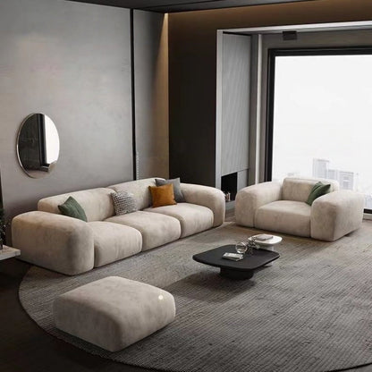 JOY HOME Sofa — Wood / Beige / Sectional