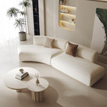 Load image into Gallery viewer, JOY Home Light Luxury Linen Cotton  Fabric Cloud Shaped Sofa set for Livingroom
